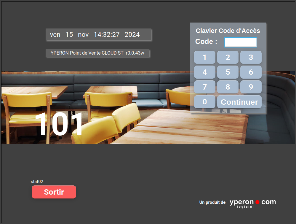 yperon pos cloud restaurant - stage 1